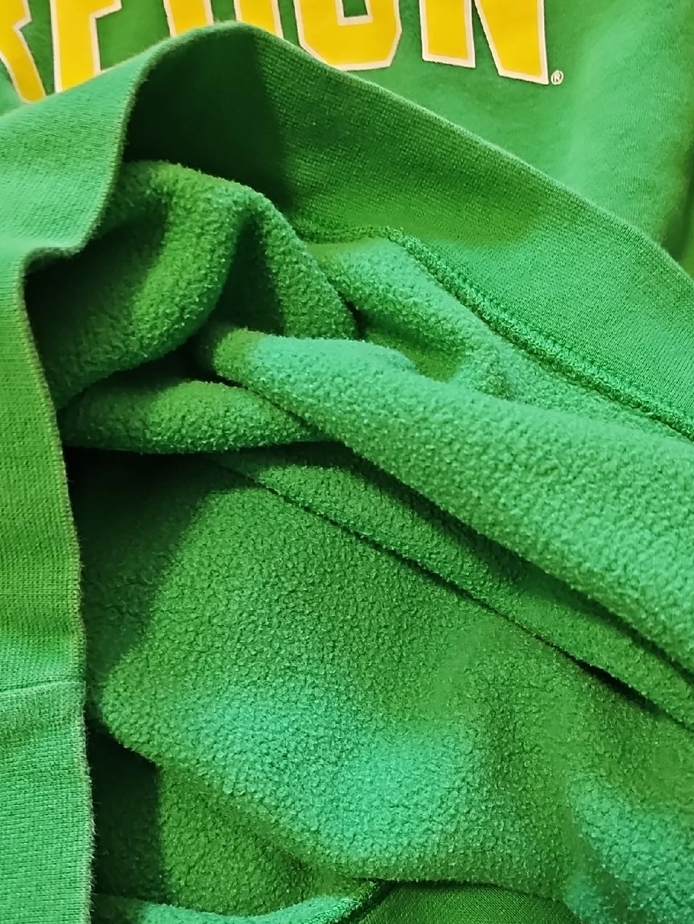 Nike Oregon Ducks Crewneck Sweatshirt Green/Yellow Large